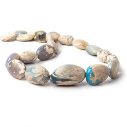 17.5x13-35x21mm Australian Opal & Matrix Plain Nugget beads 18 inches 21 pieces A (ONLINE ORDER ONLY)