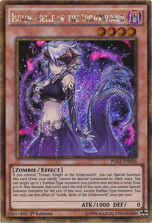 Isolde, Belle of the Underworld [PGL2-EN010] Gold Secret Rare (ONLINE ORDER ONLY)