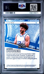 Graded 2025 Leaf Cameron Boozer #1 /439 Rookie RC Basketball Card PSA 10 Gem Mint