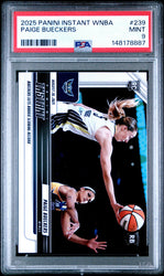 Graded 2025 Panini Instant Paige Bueckers #239 Rookie RC Basketball Card PSA 9 Mint