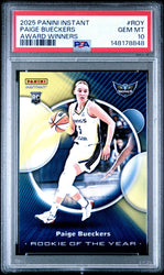 Graded 2025 Panini Instant Paige Bueckers #ROY Rookie RC Basketball Card PSA 10 Gem Mint