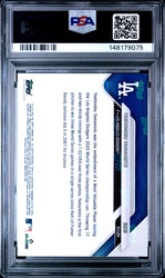 Graded 2025 Topps Now Yoshinobu Yamamoto #926 Baseball Card PSA 9 Mint