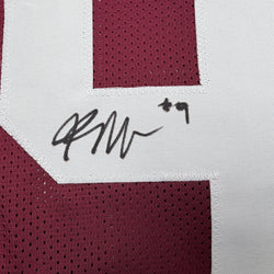 Autographed/Signed Kenneth Murray Jr. Oklahoma Maroon College Football Jersey Beckett BAS COA