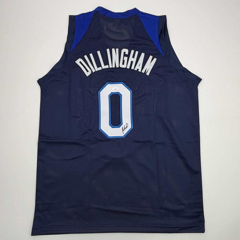 Autographed/Signed Rob Dillingham Minnesota Blue Basketball Jersey JSA COA