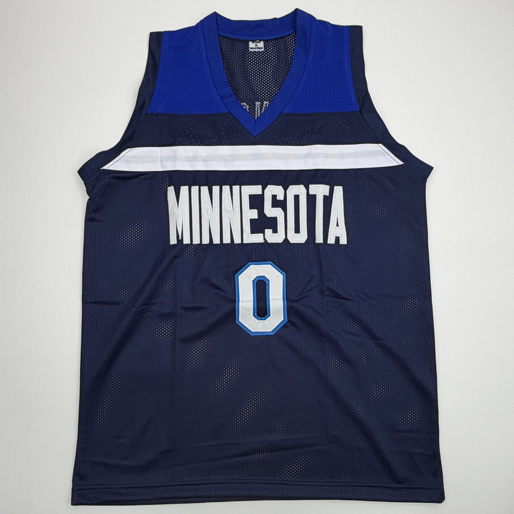 Autographed/Signed Rob Dillingham Minnesota Blue Basketball Jersey JSA COA