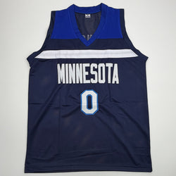 Autographed/Signed Rob Dillingham Minnesota Blue Basketball Jersey JSA COA