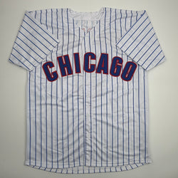 Autographed/Signed Alex Bregman Chicago Pinstripe Baseball Jersey Beckett BAS COA