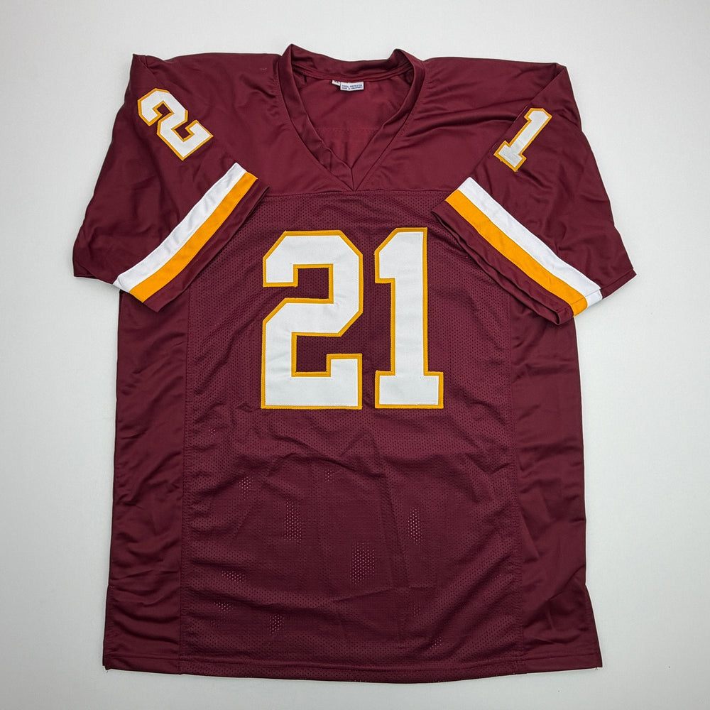 Autographed/Signed Earnest Byner Washington Maroon Football Jersey JSA COA