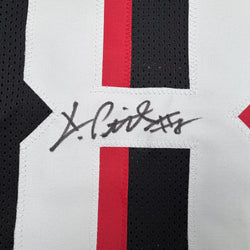 Autographed/Signed Kyle Pitts Atlanta Black Football Jersey Beckett BAS COA