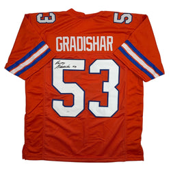 Autographed/Signed Randy Gradishar Denver Orange Football Jersey JSA COA