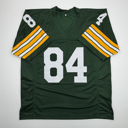 Autographed/Signed Carroll Dale Green Bay Green Football Jersey JSA COA