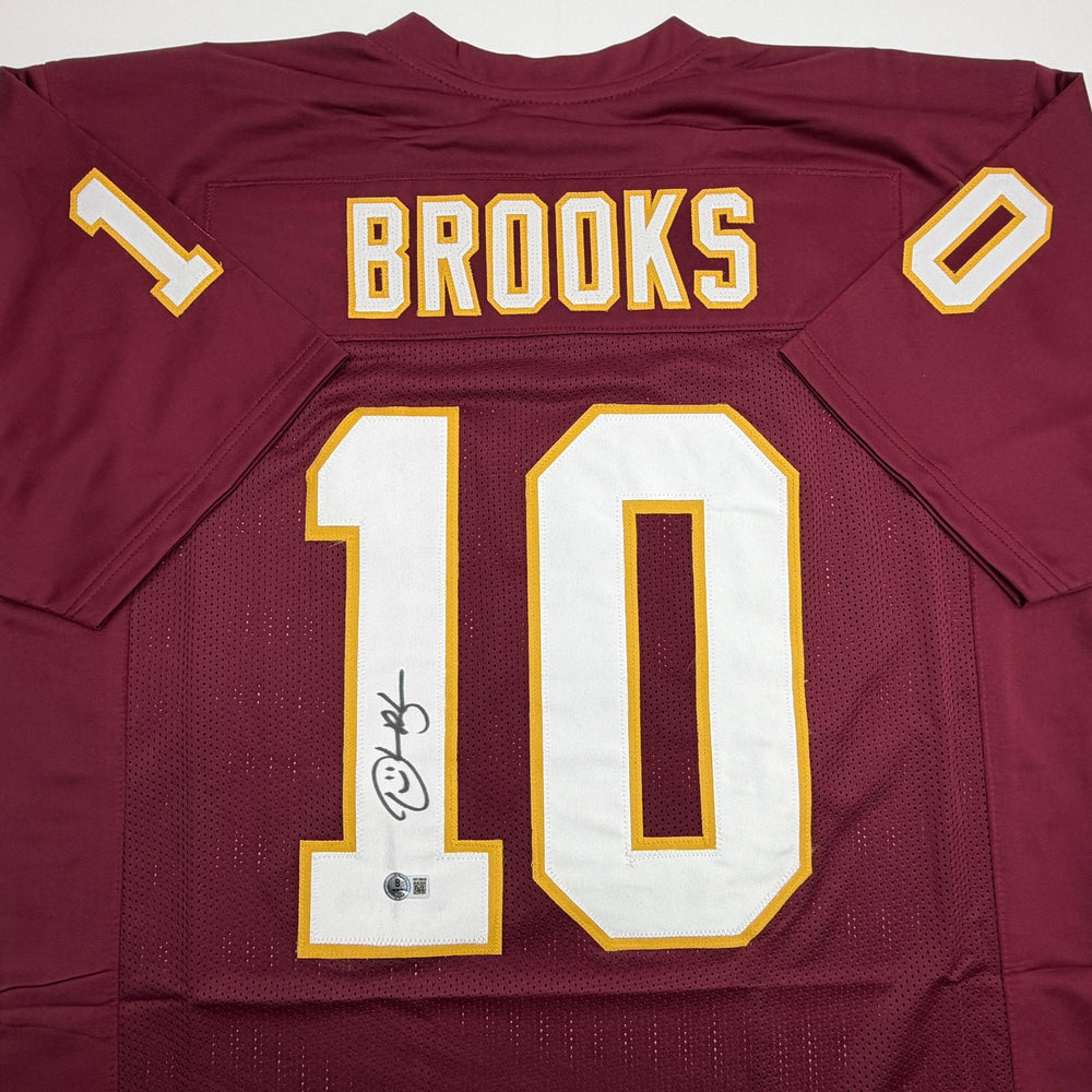 Autographed/Signed Derrick Brooks Florida State FSU Maroon College Football Jersey Beckett BAS COA