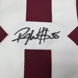 Autographed/Signed Roy Williams Oklahoma Maroon College Football Jersey Beckett BAS COA