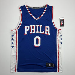 Autographed/Signed Tyrese Maxey Philadelphia 76ers Sixers Blue Authentic Basketball Jersey Fanatics COA