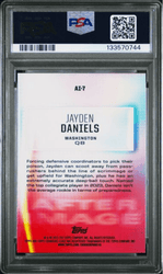 Graded 2024 Topps Signature Class Jayden Daniels #AI7 After Image Rookie RC Football Card PSA 10 Gem Mint