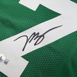 Autographed/Signed Jaylen Brown Boston Green City Edition Basketball Jersey Beckett BAS COA (ONLINE ORDER ONLY)