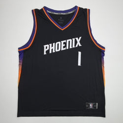 Autographed/Signed Devin Booker Phoenix Suns Black Authentic Basketball Jersey JSA COA
