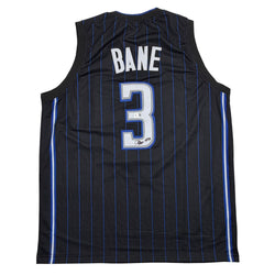 Autographed/Signed Desmond Bane Orlando Black Pinstripe Basketball Jersey Beckett BAS COA