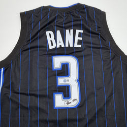 Autographed/Signed Desmond Bane Orlando Black Pinstripe Basketball Jersey Beckett BAS COA