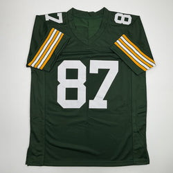 Autographed/Signed Robert Brooks Green Bay Green Football Jersey JSA COA