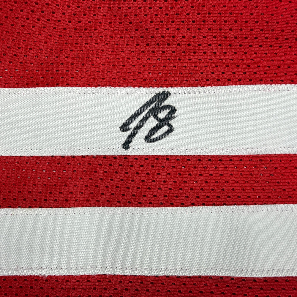 Autographed/Signed Jabari Smith Jr. Houston Red Basketball Jersey Tristar COA