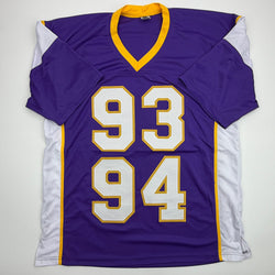 Autographed/Signed Kevin Williams Wall Minnesota Purple Football Jersey JSA COA