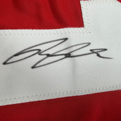 Autographed/Signed Ricky Pearsall San Francisco Red Pro Cut Football Jersey Beckett BAS COA (ONLINE ORDER ONLY)