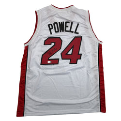 Autographed/Signed Norman Powell Miami White Basketball Jersey Beckett BAS COA