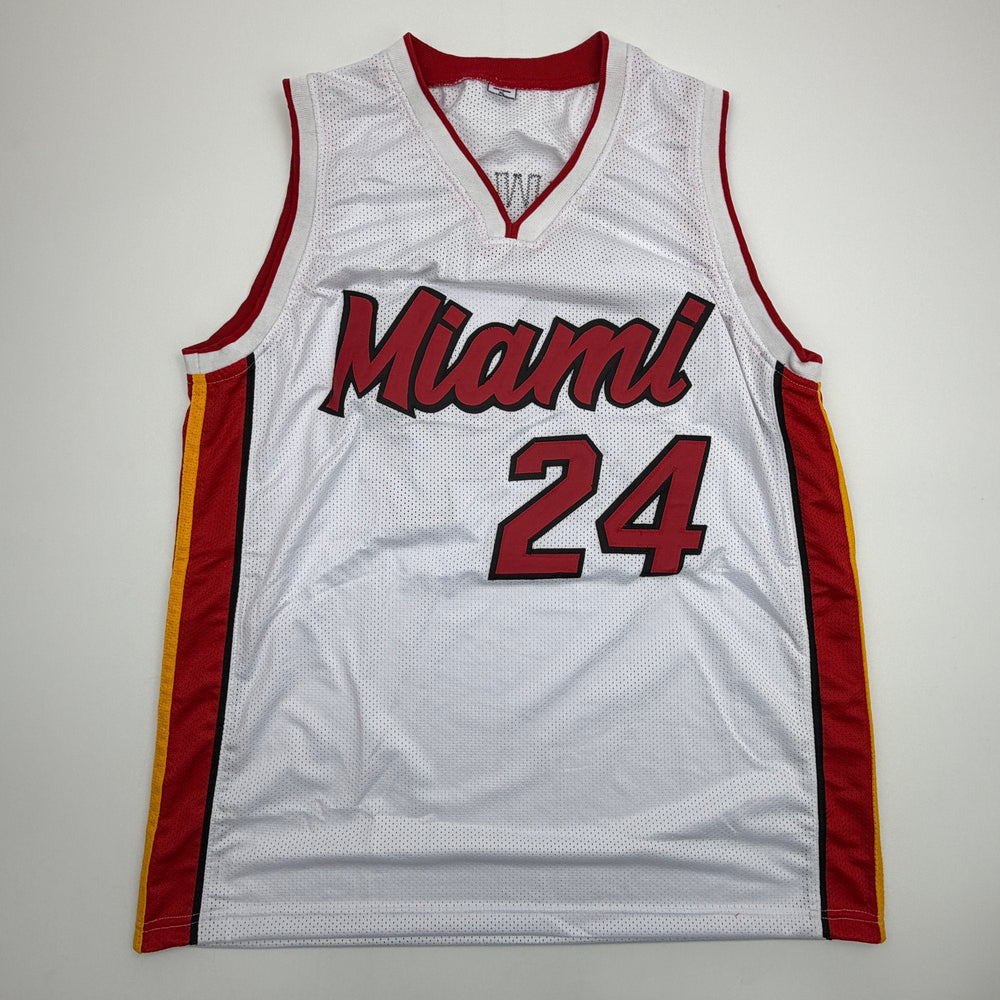 Autographed/Signed Norman Powell Miami White Basketball Jersey Beckett BAS COA