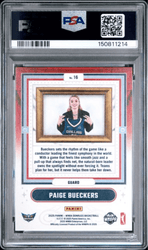 Graded 2025 Panini Donruss WNBA Paige Bueckers #16 Franchise Features Rookie RC Basketball Card PSA 10 Gem Mint (ONLINE ORDER ONLY)