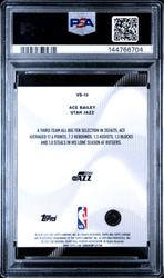 Graded 2025 Topps Chrome Ace Bailey #VS10 Voices Rookie RC Basketball Card PSA 10 Gem Mint