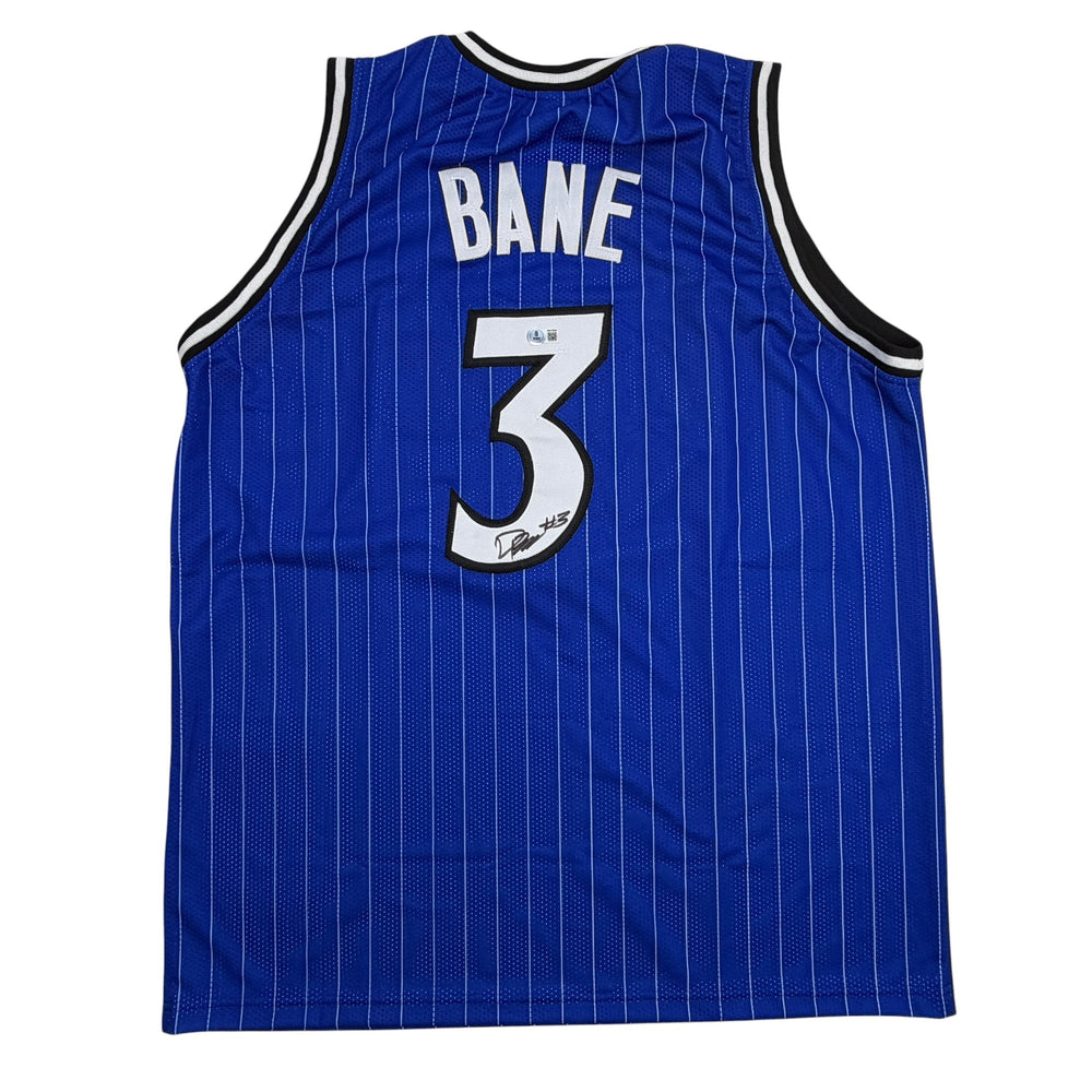 Autographed/Signed Desmond Bane Orlando Blue Pinstripe Basketball Jersey Beckett BAS COA (ONLINE ORDER ONLY)