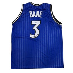 Autographed/Signed Desmond Bane Orlando Blue Pinstripe Basketball Jersey Beckett BAS COA (ONLINE ORDER ONLY)