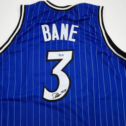 Autographed/Signed Desmond Bane Orlando Blue Pinstripe Basketball Jersey Beckett BAS COA (ONLINE ORDER ONLY)
