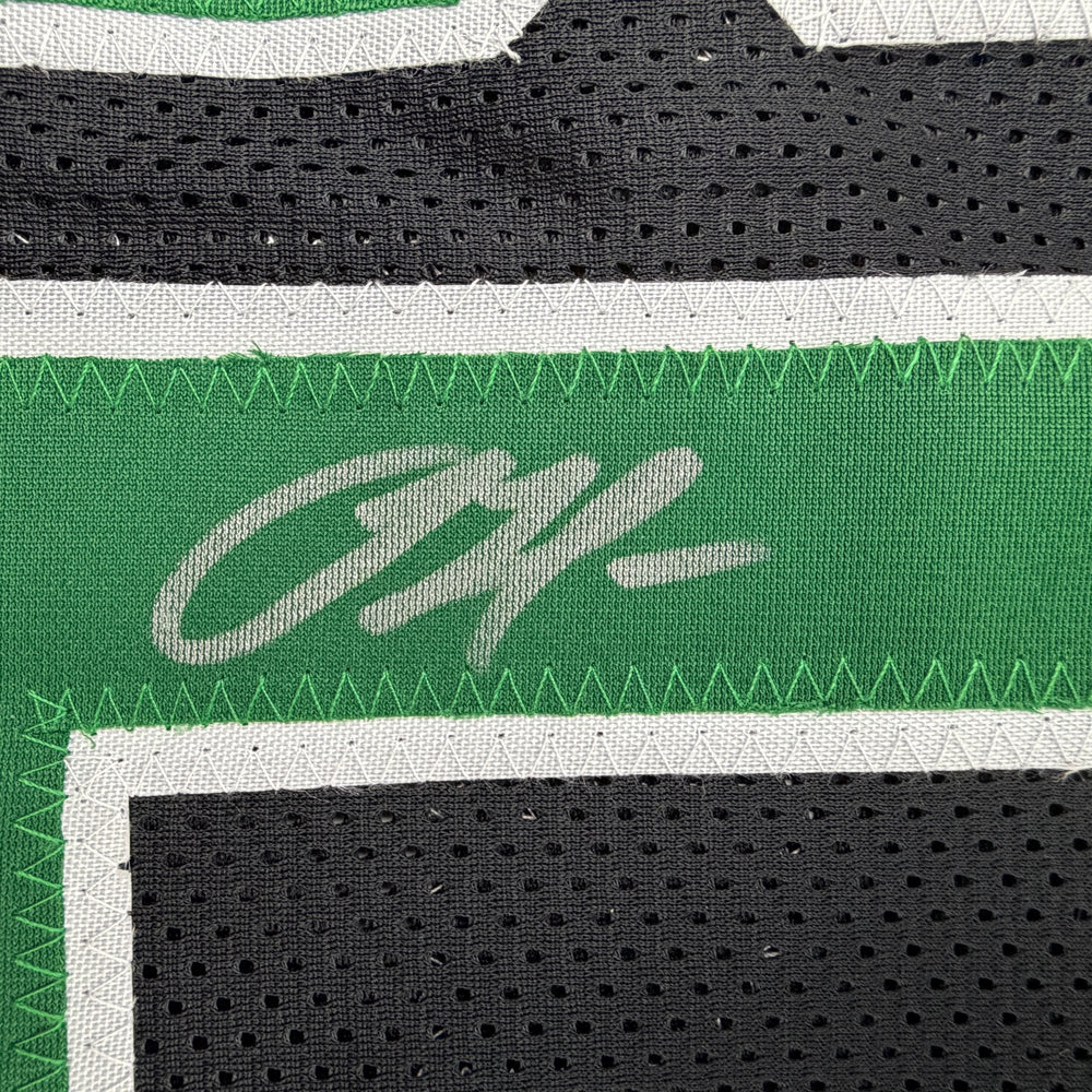 Autographed/Signed Sam Hauser Boston Black Basketball Jersey Beckett BAS COA