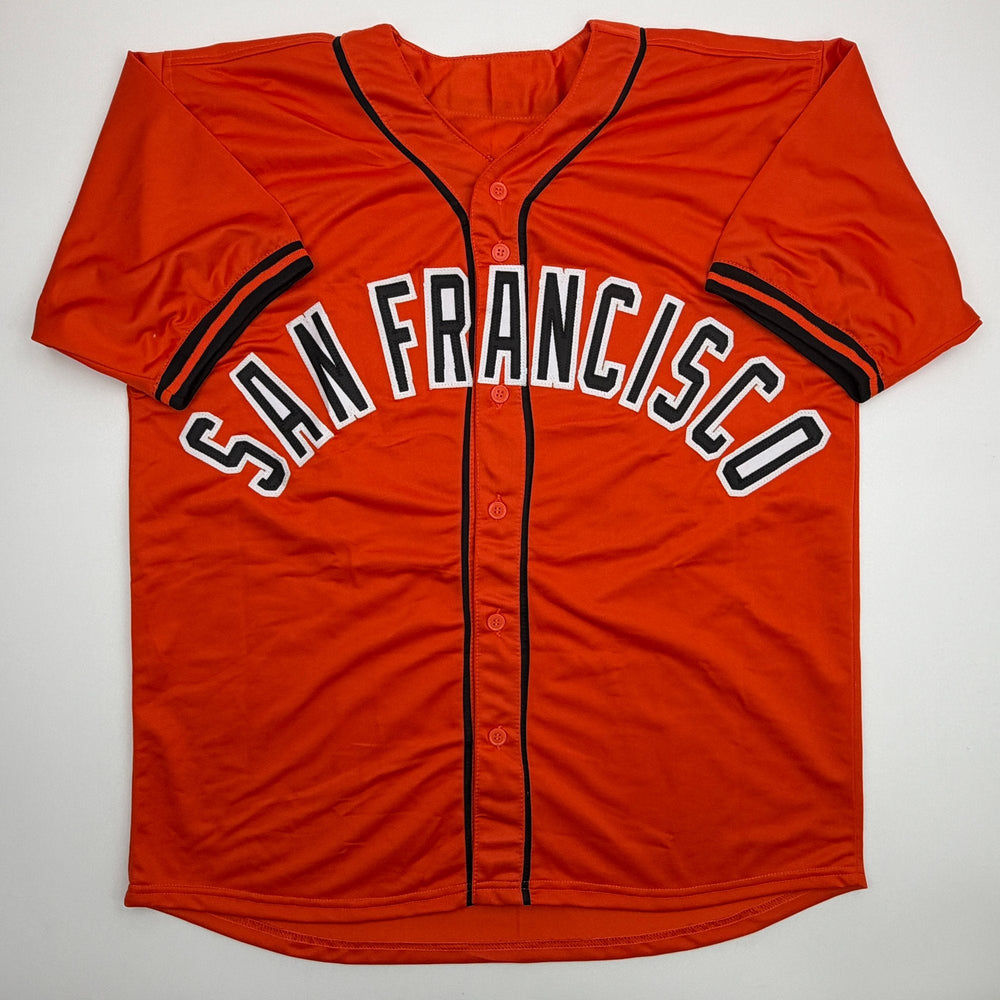 Autographed/Signed Hayden Birdsong San Francisco Orange Baseball Jersey Beckett BAS COA