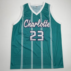 Autographed/Signed Tre Mann Charlotte Teal Basketball Jersey Beckett BAS COA
