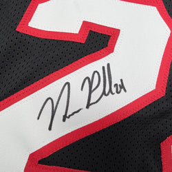Autographed/Signed Norman Powell Miami Black Basketball Jersey Beckett BAS COA