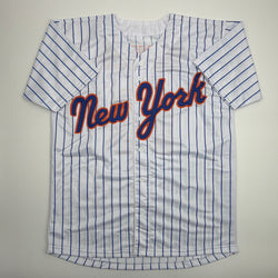 Autographed/Signed Marcus Semien New York Pinstripe Baseball Jersey Beckett BAS COA