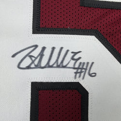 Autographed/Signed LaNorris Sellers South Carolina Maroon College Football Jersey JSA COA