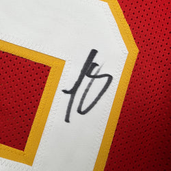 Autographed/Signed LeSean McCoy Kansas City Red Football Jersey JSA COA