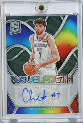 2023 Panini Spectra Chet Holmgren #WLACHG /25 Wavelength Auto 2nd Year Basketball Card