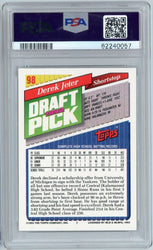 Graded 1993 Topps Gold Derek Jeter #98 Rookie RC Baseball Card PSA 9 Mint
