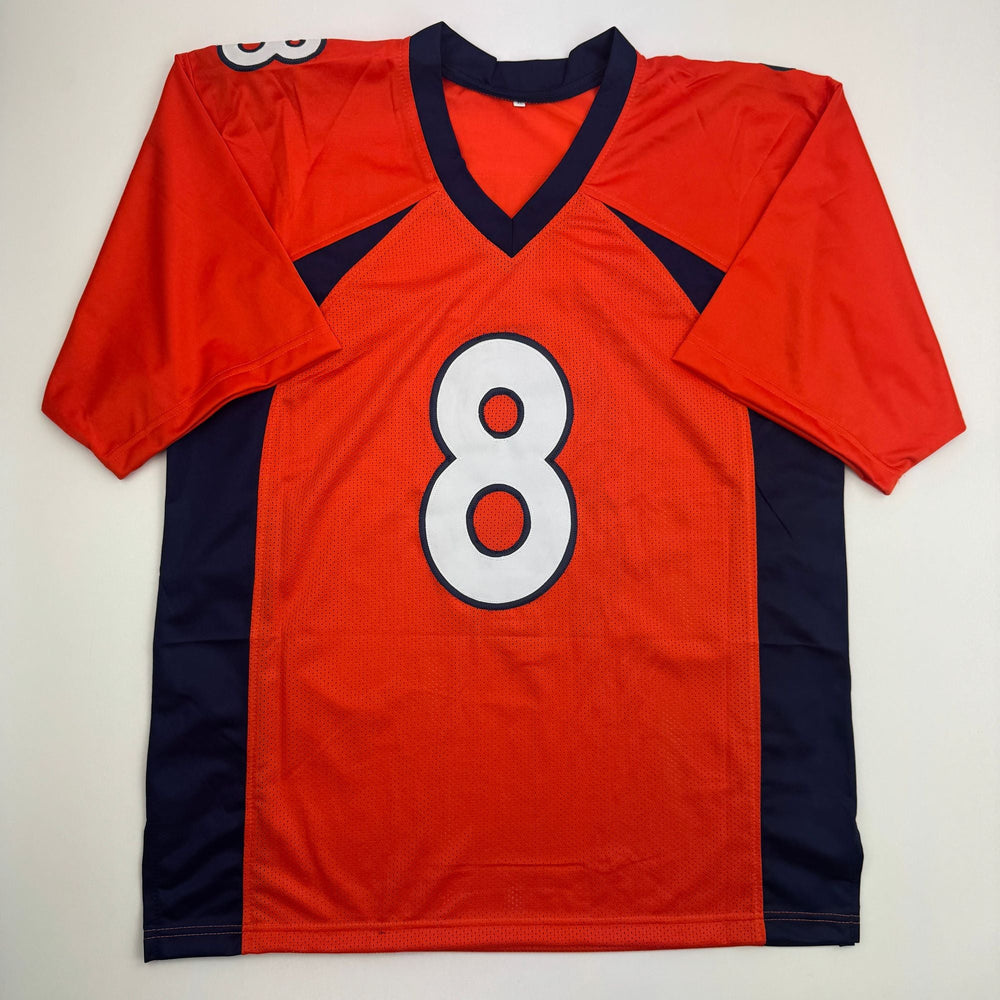 Autographed/Signed Kyle Orton Denver Orange Football Jersey Beckett BAS COA