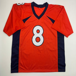 Autographed/Signed Kyle Orton Denver Orange Football Jersey Beckett BAS COA