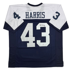 Autographed/Signed Cliff Harris Dallas Thanksgiving Day Football Jersey PSA/DNA COA