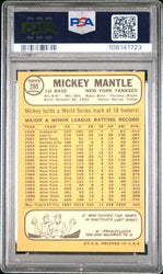 Graded 1968 Topps Mickey Mantle #280 Baseball Card PSA 6 EX-MT