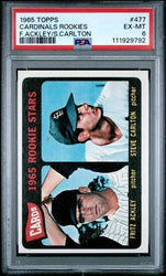 Graded 1965 Topps Steve Carlton #477 Rookie RC Baseball Card PSA 6 EX-MT