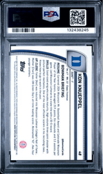Graded 2024 Topps Bowman Chrome U Kon Knueppel #48 Rookie RC Basketball Card PSA 10 Gem Mint