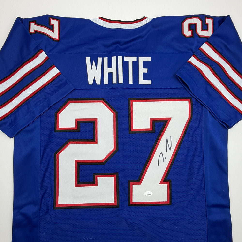 Autographed/Signed Tre'Davious White Buffalo Blue Football Jersey JSA COA